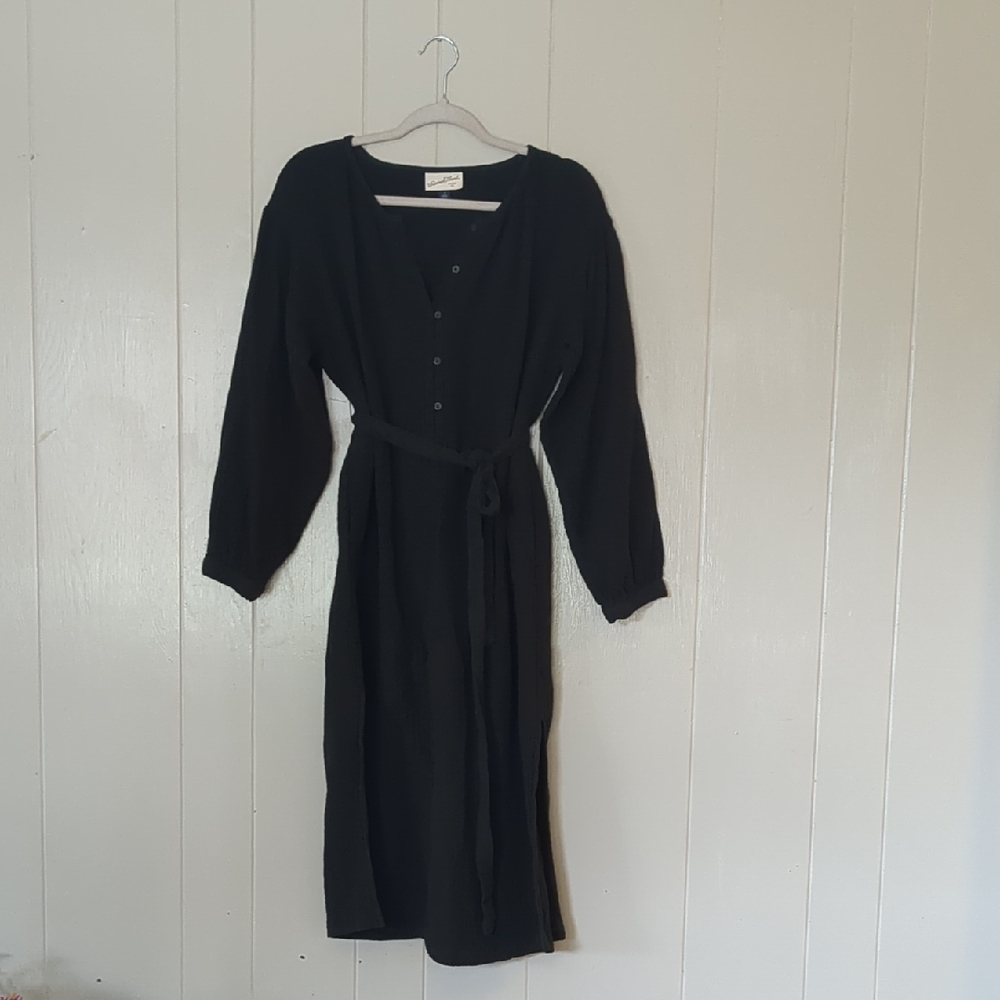 Universal Thread Black Cotton Dress